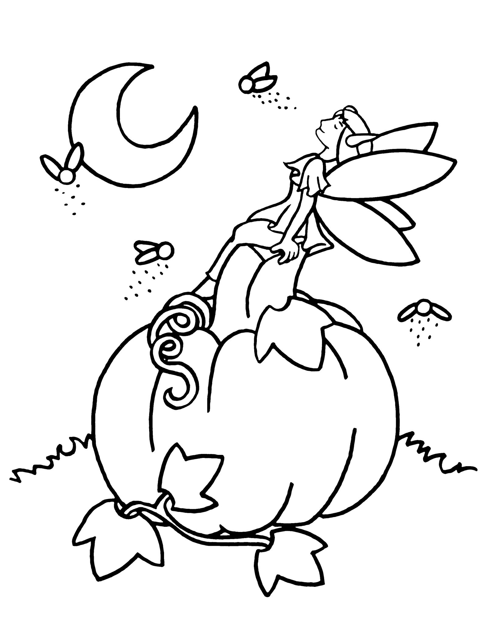 Fairy coloring page by cetivarose on