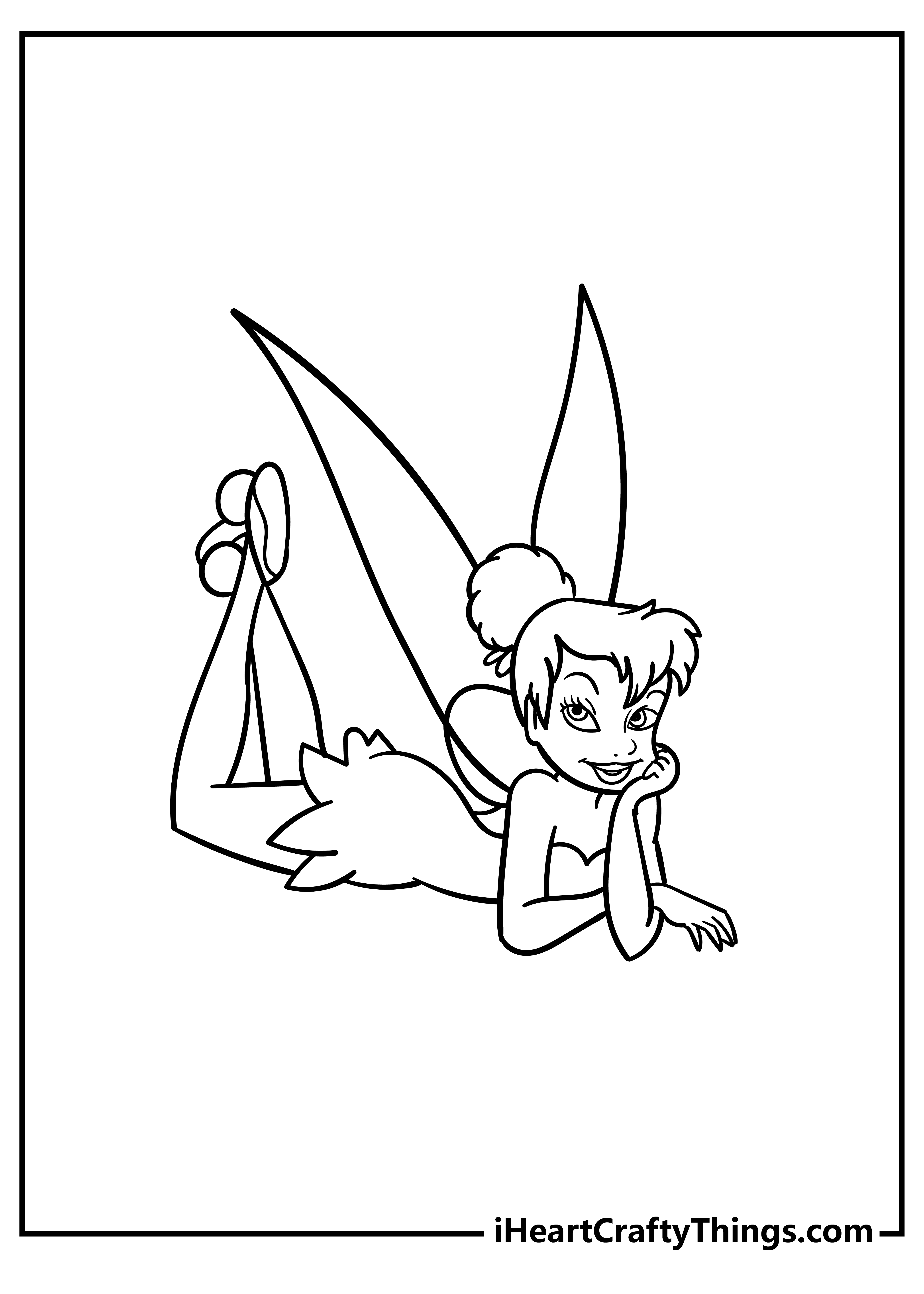 Tinkerbell coloring pages free printables
