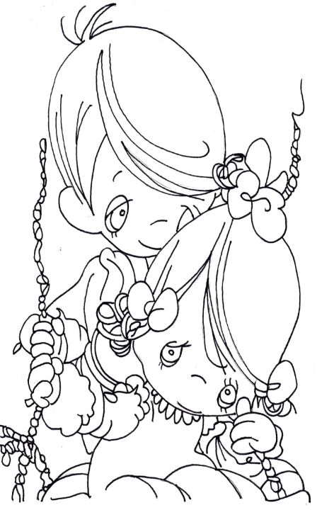 Precious moments line art