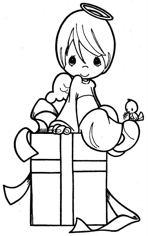 Angel in a gift