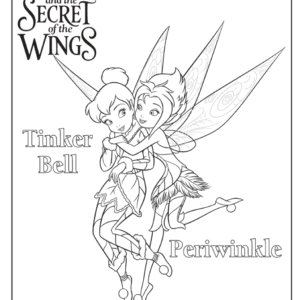 Tinker bell coloring pages printable for free download