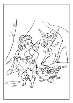 Tinkerbell and friends printable coloring pages collection for disney fans pdf