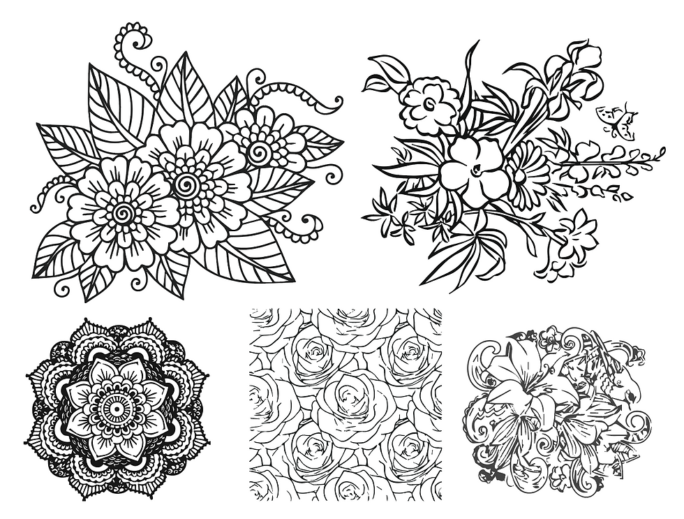 Mickey mouse tinkerbell flower coloring pages