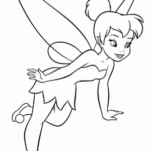 Tinkerbell coloring pages printable for free download