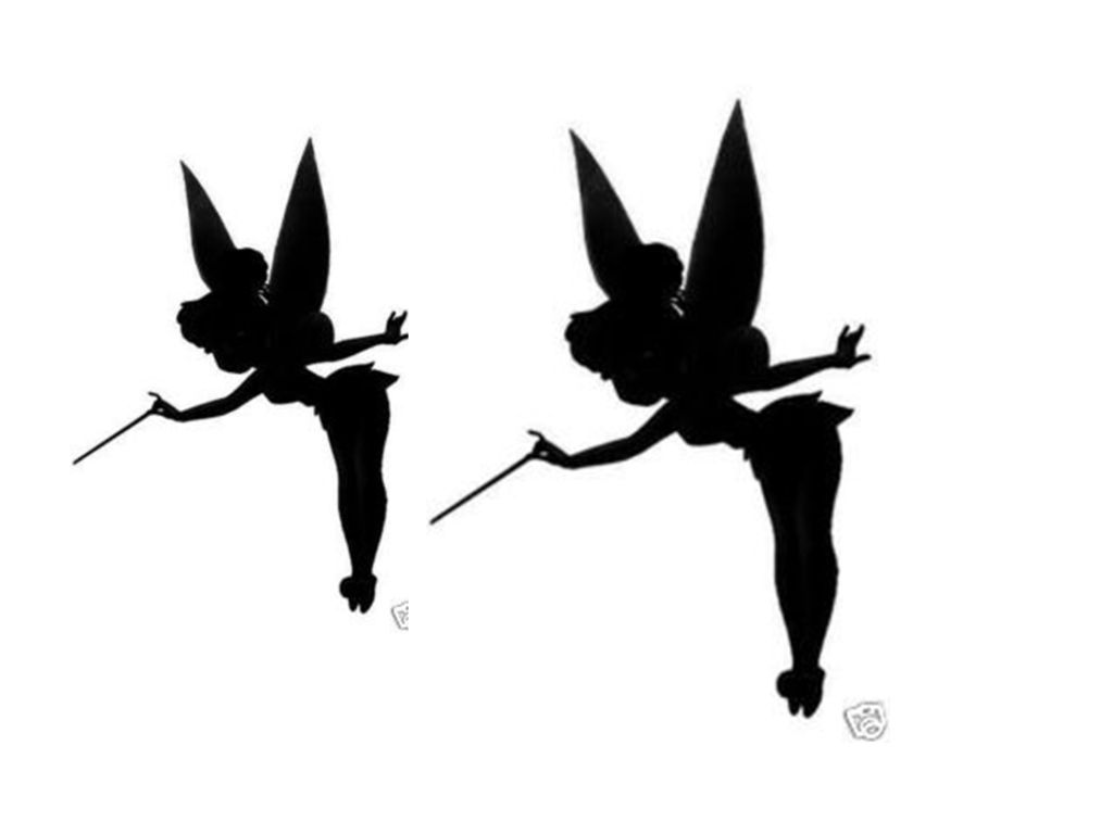Enchanting tinker bell silhouette pumpkin carving
