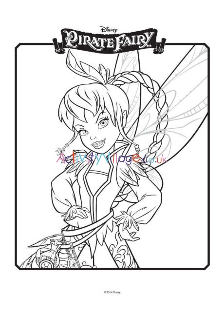Tinkerbell and the pirate fairy louring