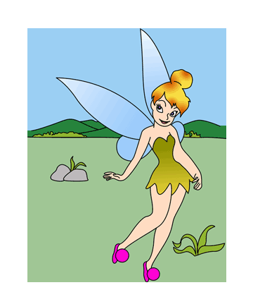 Disney fairies tinkerbell coloring pages for kids to color and print