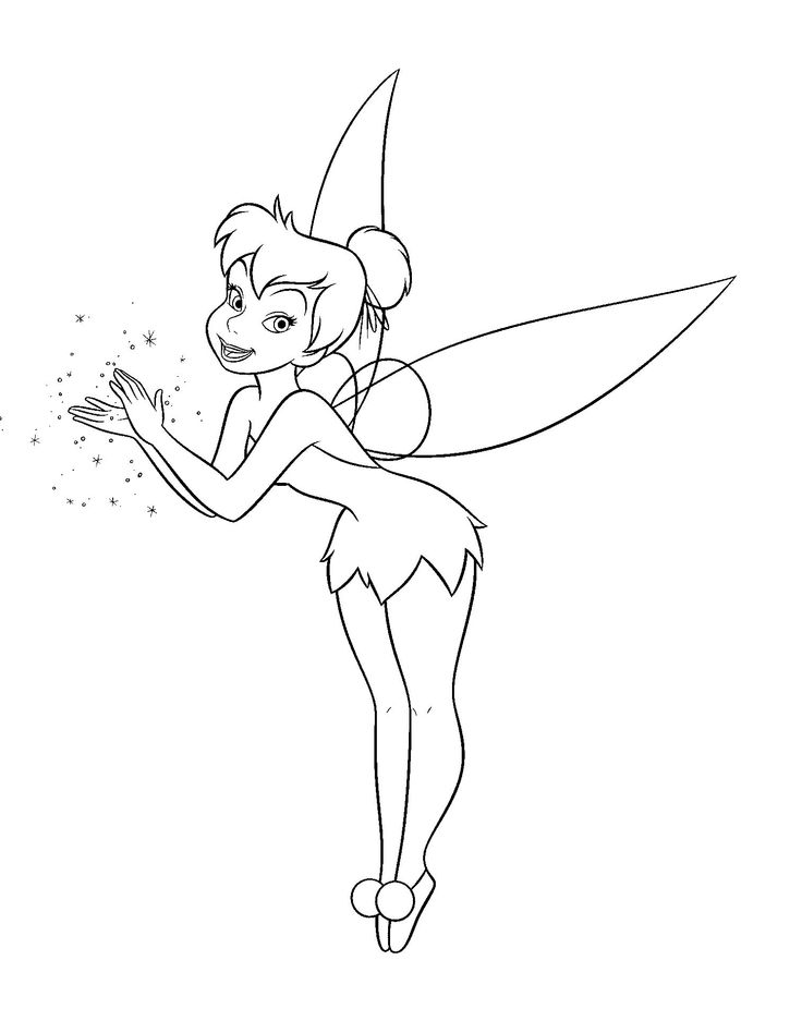 Tinkerbell coloring pages tinkerbell coloring pages scary coloring pages cute coloring pages