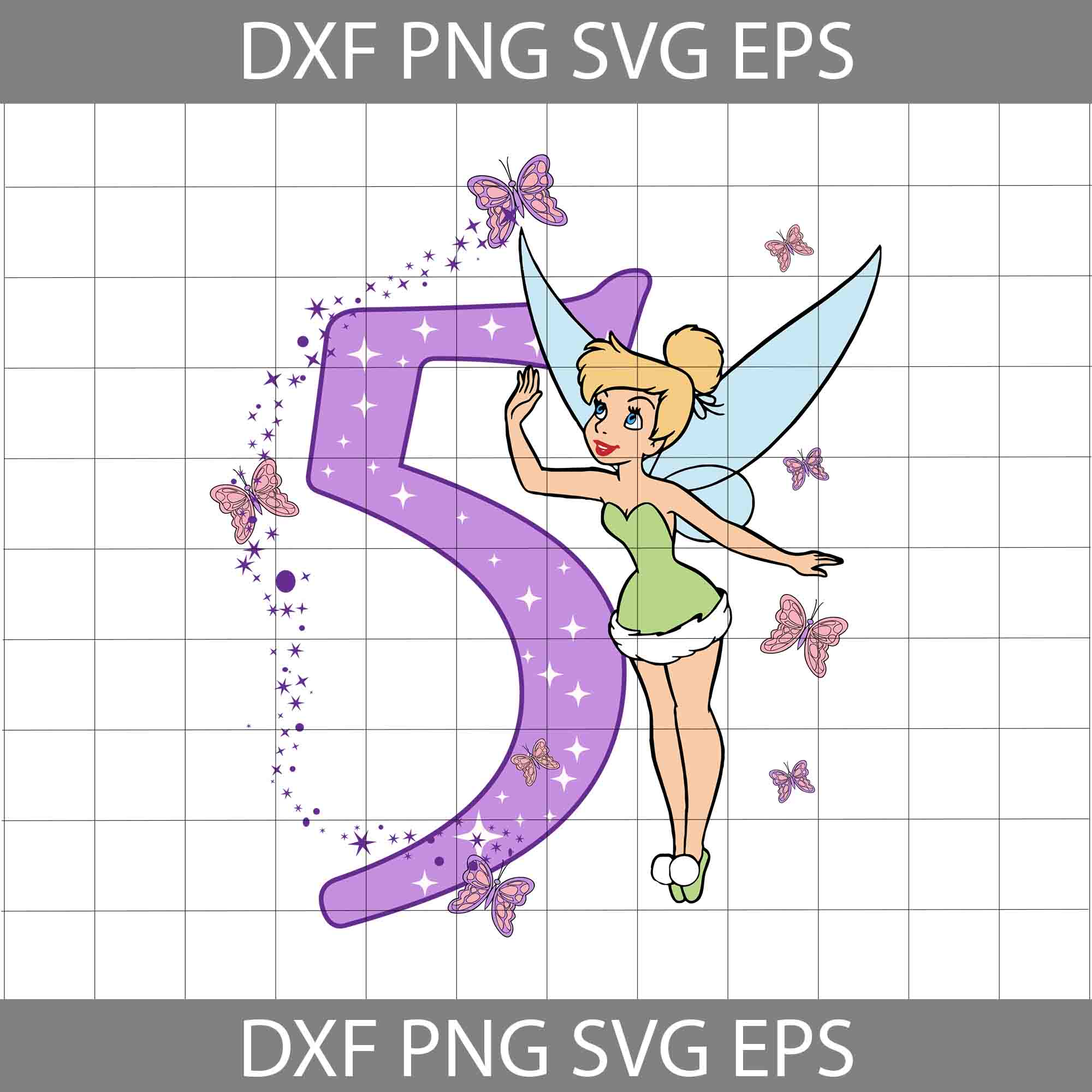 Th birthday tinkerbell svg birthday svg cricut file clipart svg png eps dxf