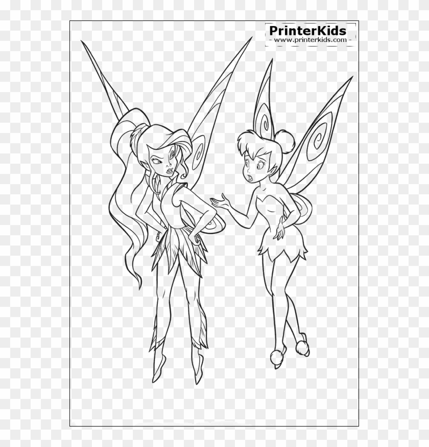 Coloring pages of tinkerbell ausmalbilder