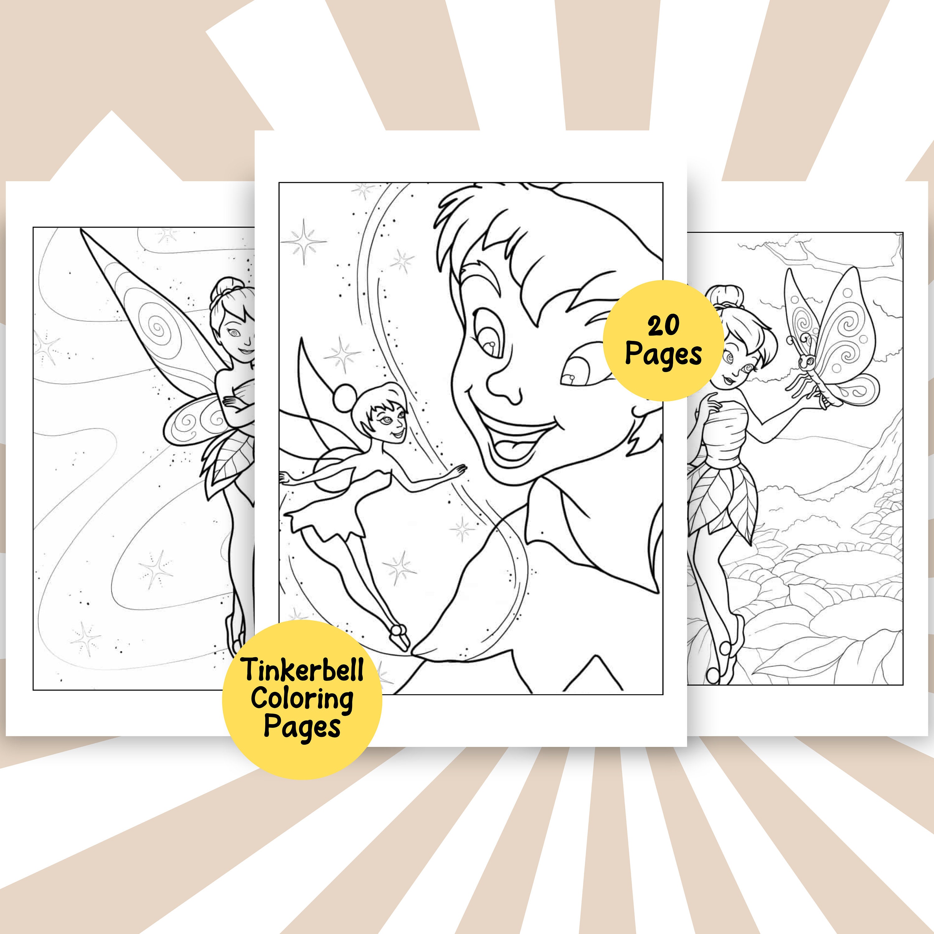 Tinkerbell coloring