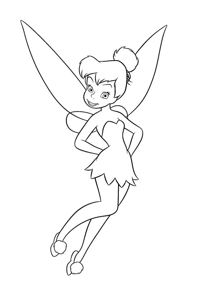 Tinkerbell coloring pages cartãµes artesanais artesanal carta
