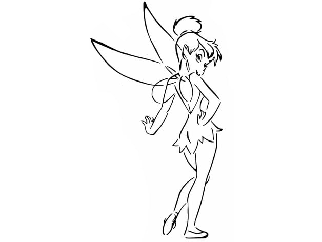 Tinkerbell stencil by longquang