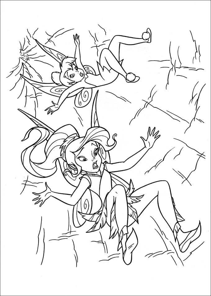 Tinkerbell coloring pages