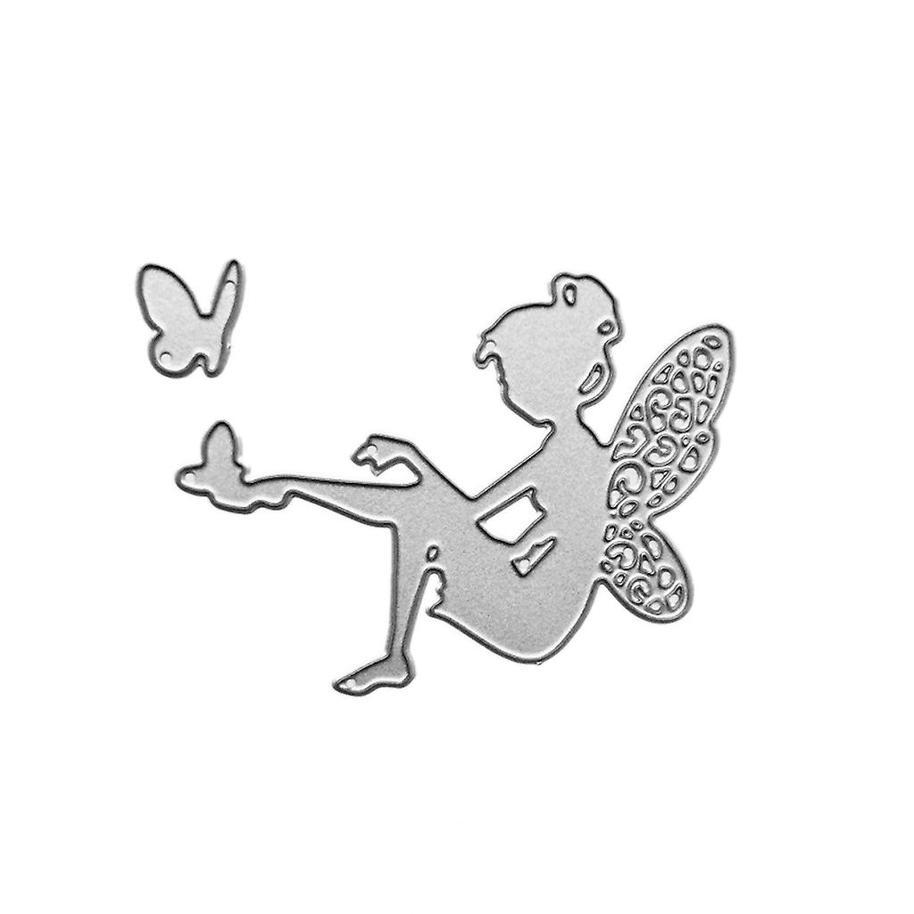 For butterfly fairy metal cutting dies stencil diy scrapbooking album stamp pape