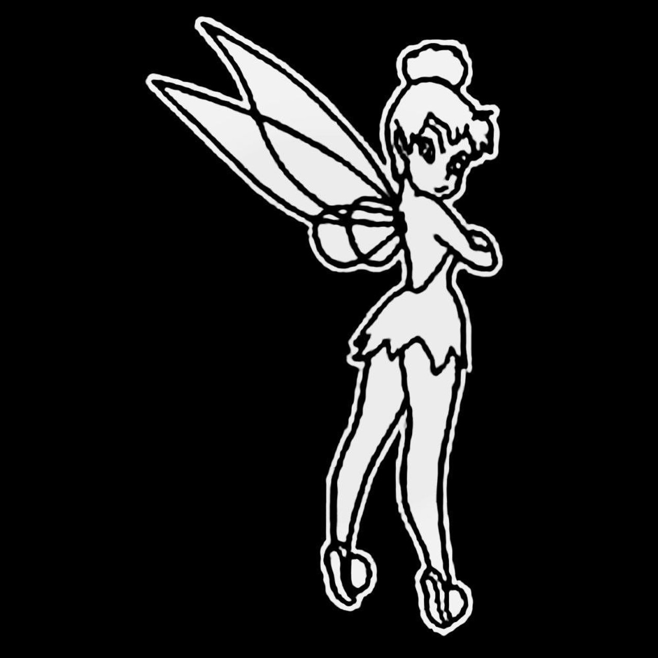 Tinkerbell standing decal sticker