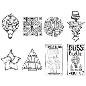 Highly detailed and printable mini coloring books and pages