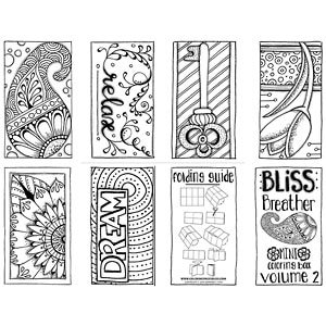 Bliss breatherâ mini coloring book â volume