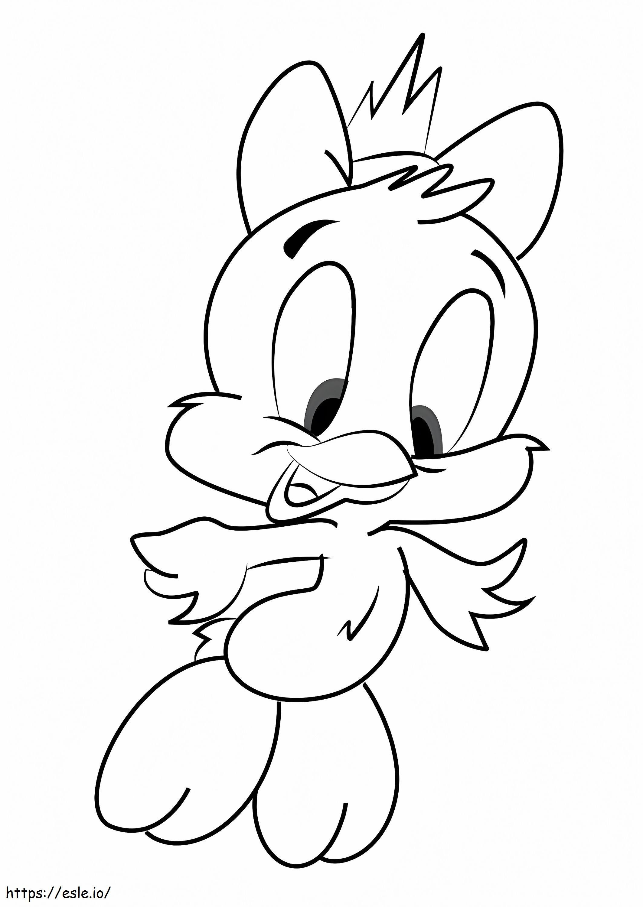 Sweetie bird from tiny toon coloring page
