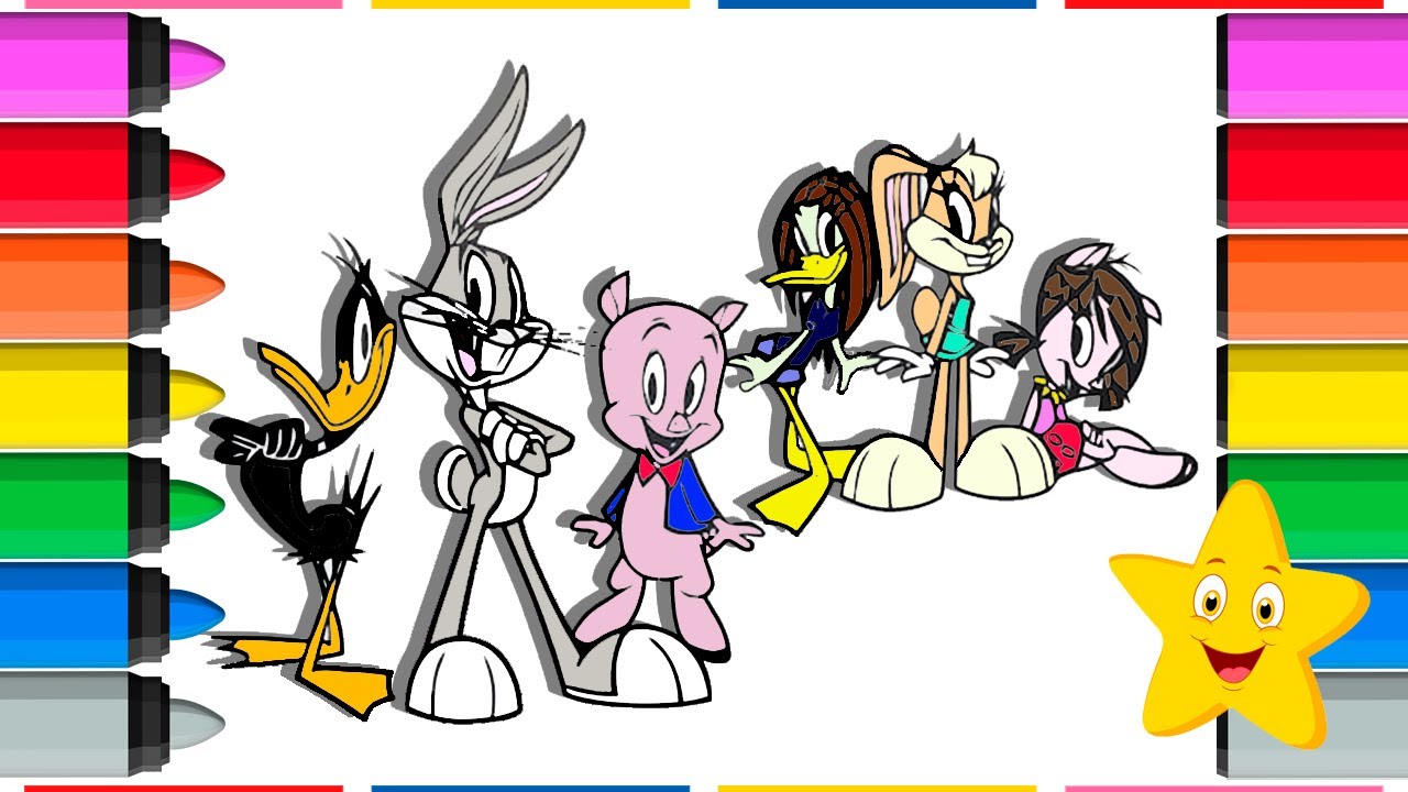 Looney tunes coloring pages retro coloring ððð