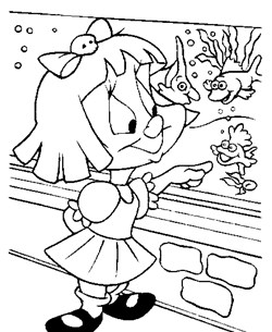 Tiny toons coloring pages all kids network