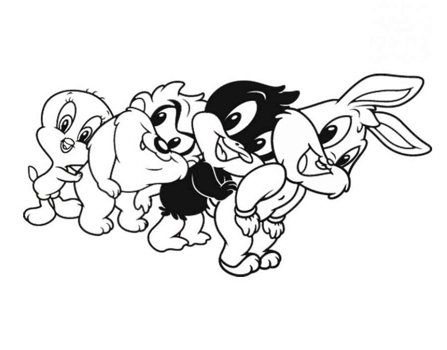 Looney tunes coloring pages for kids