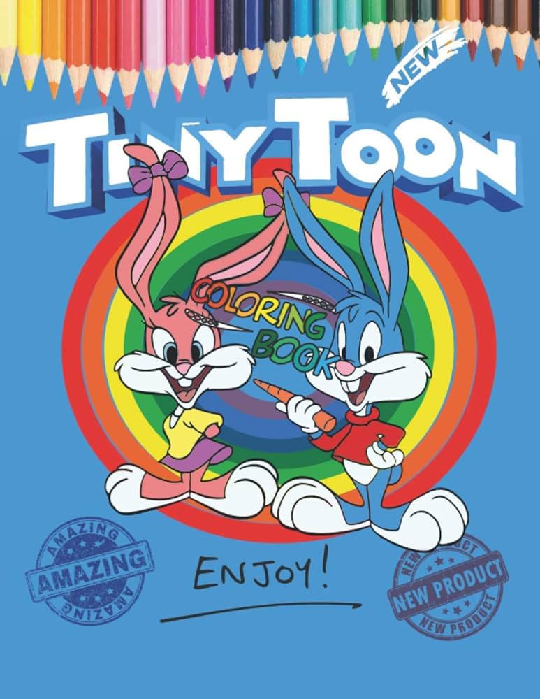 Tiny toon coloring book celo mar books