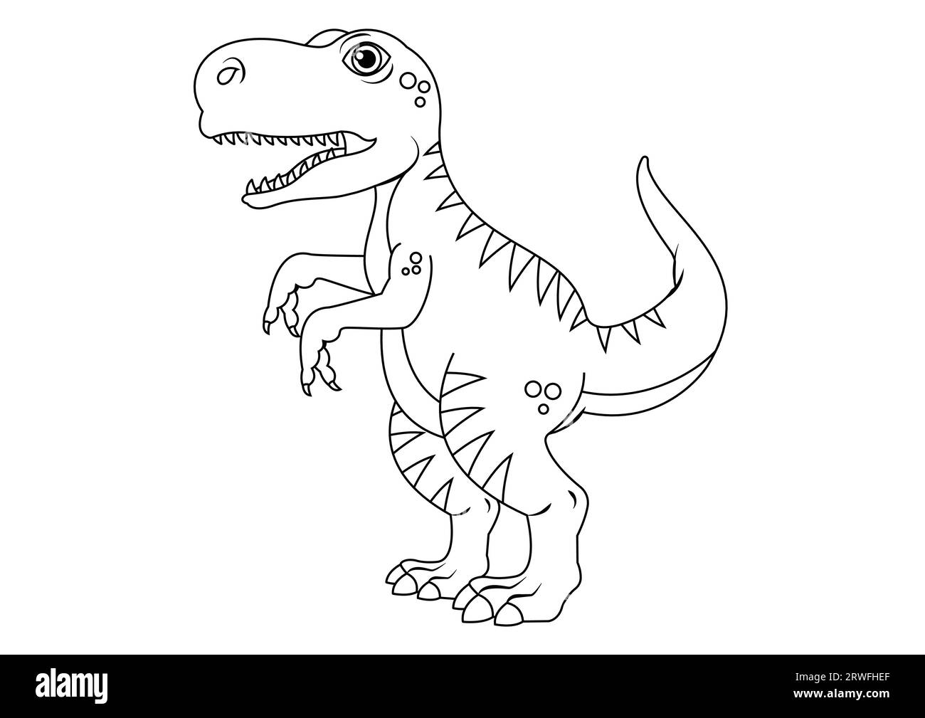 Baby t rex cut out stock images pictures