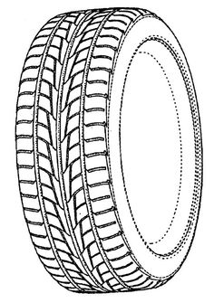 Car tire coloring pages eas car tires coloring pages tire