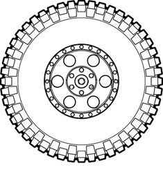 Pin on car tire coloring pages