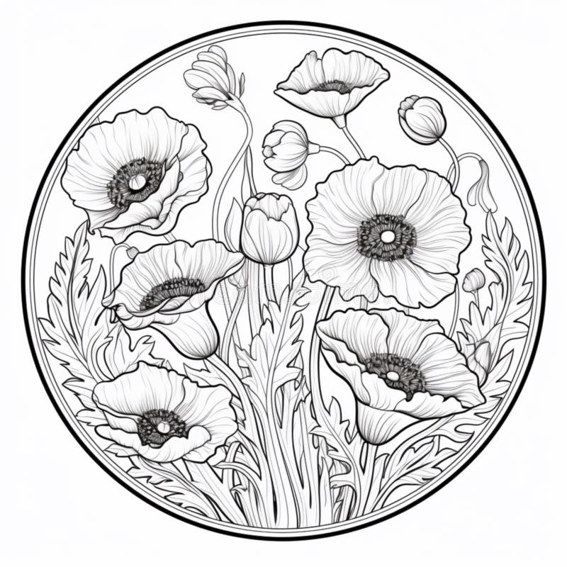 Colouring page stock photos