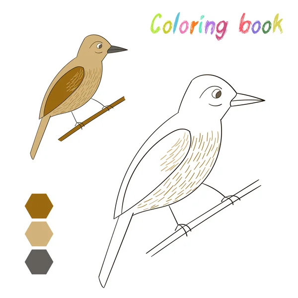 Great tit learn birds coloring book vector stock vector by alexanderpokusay
