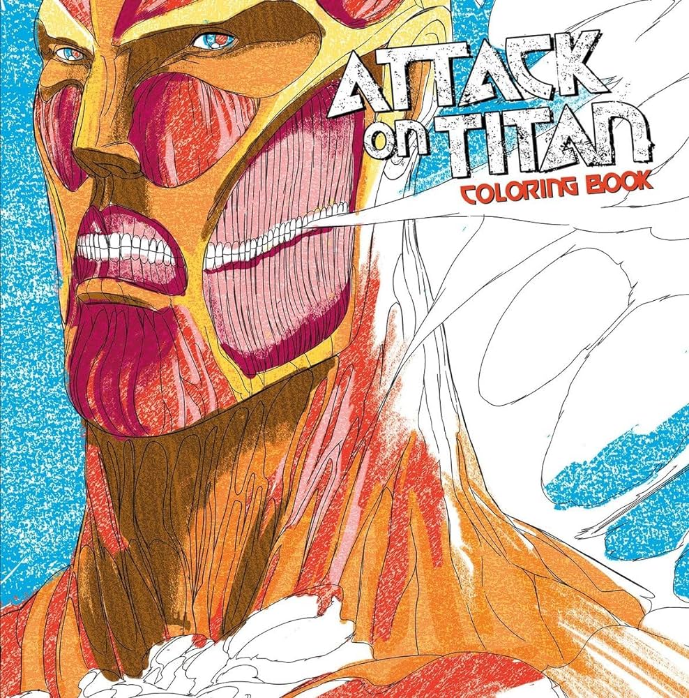 Attack on titan coloring book attack on titan panions isayama hajime books