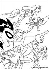 Teen titans coloring pages on coloring