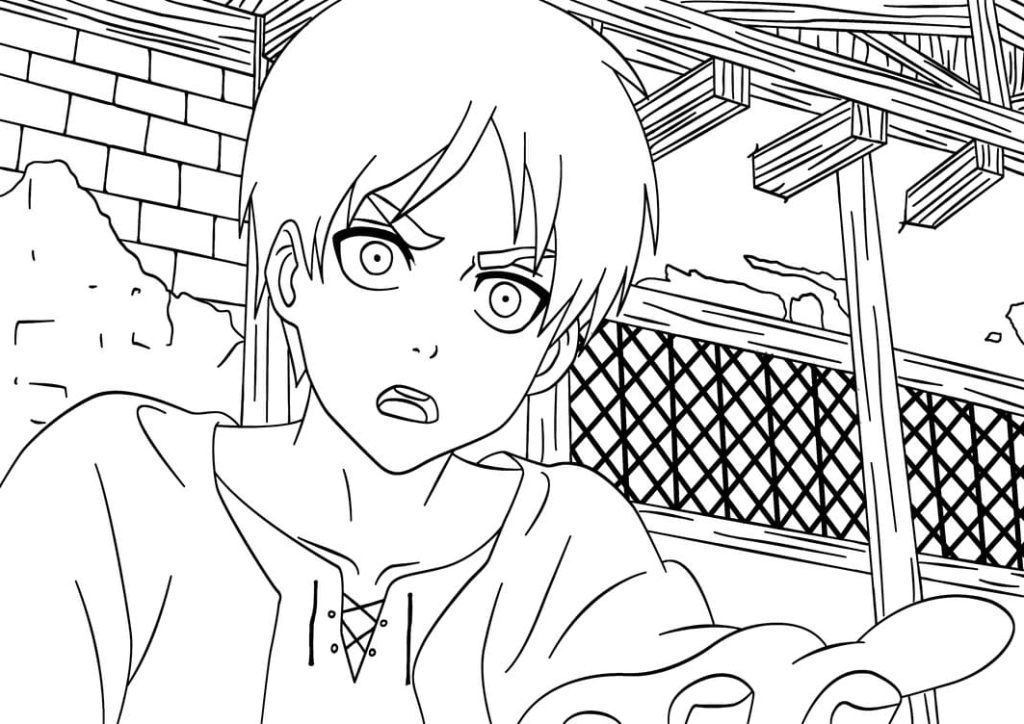 Attack on titan coloring pages free printable