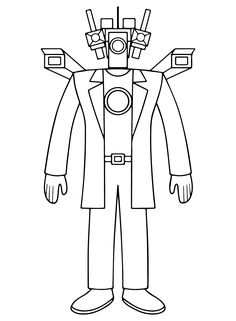 Titan cameraman coloring pages ideas coloring pages cool coloring pages titans