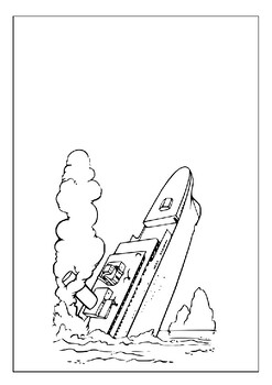 Printable titanic coloring pages collection journey through time with colors