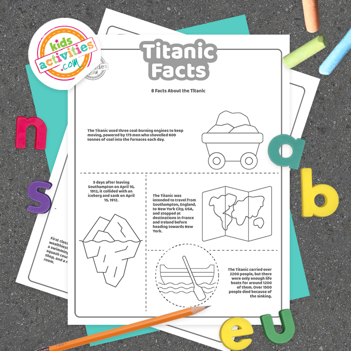 Fun titanic facts for kids to print and learn kids activities blog