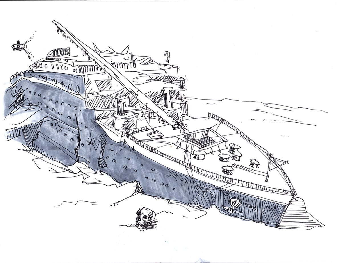 Titanic coloring pages printable for free download