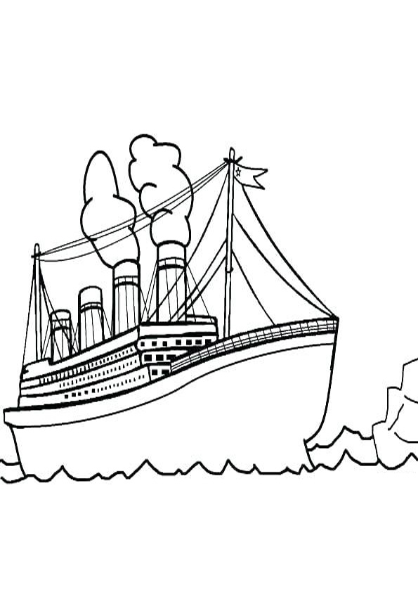 Coloring pages boats coloring page for kids