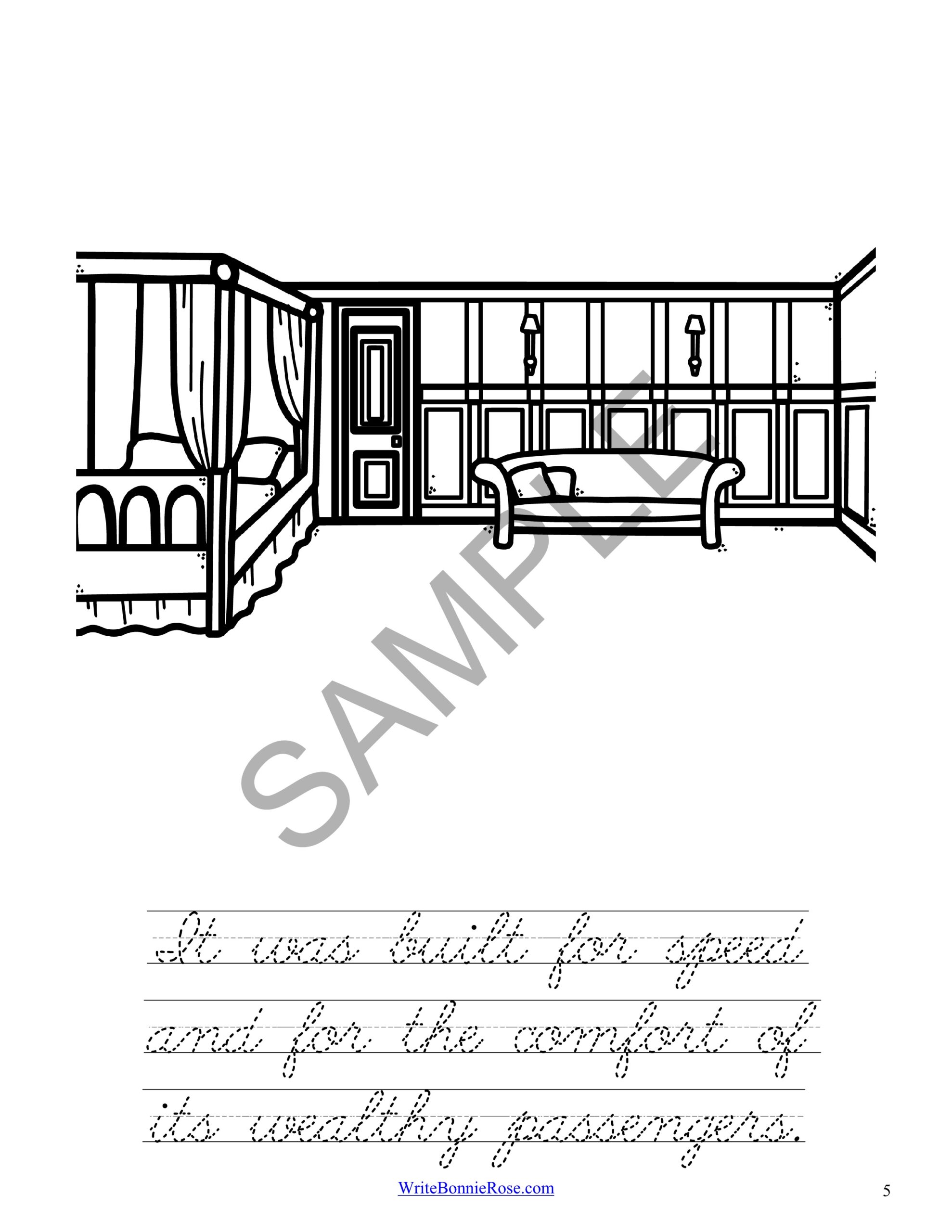 Titanic coloring book