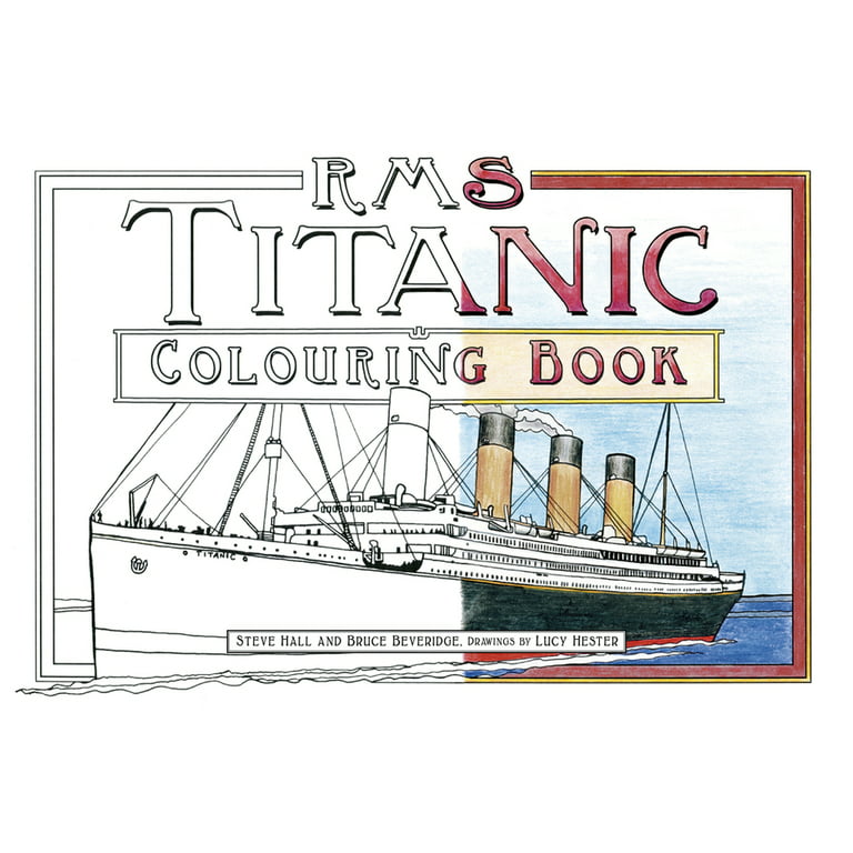 Rms titanic colouring book paperback