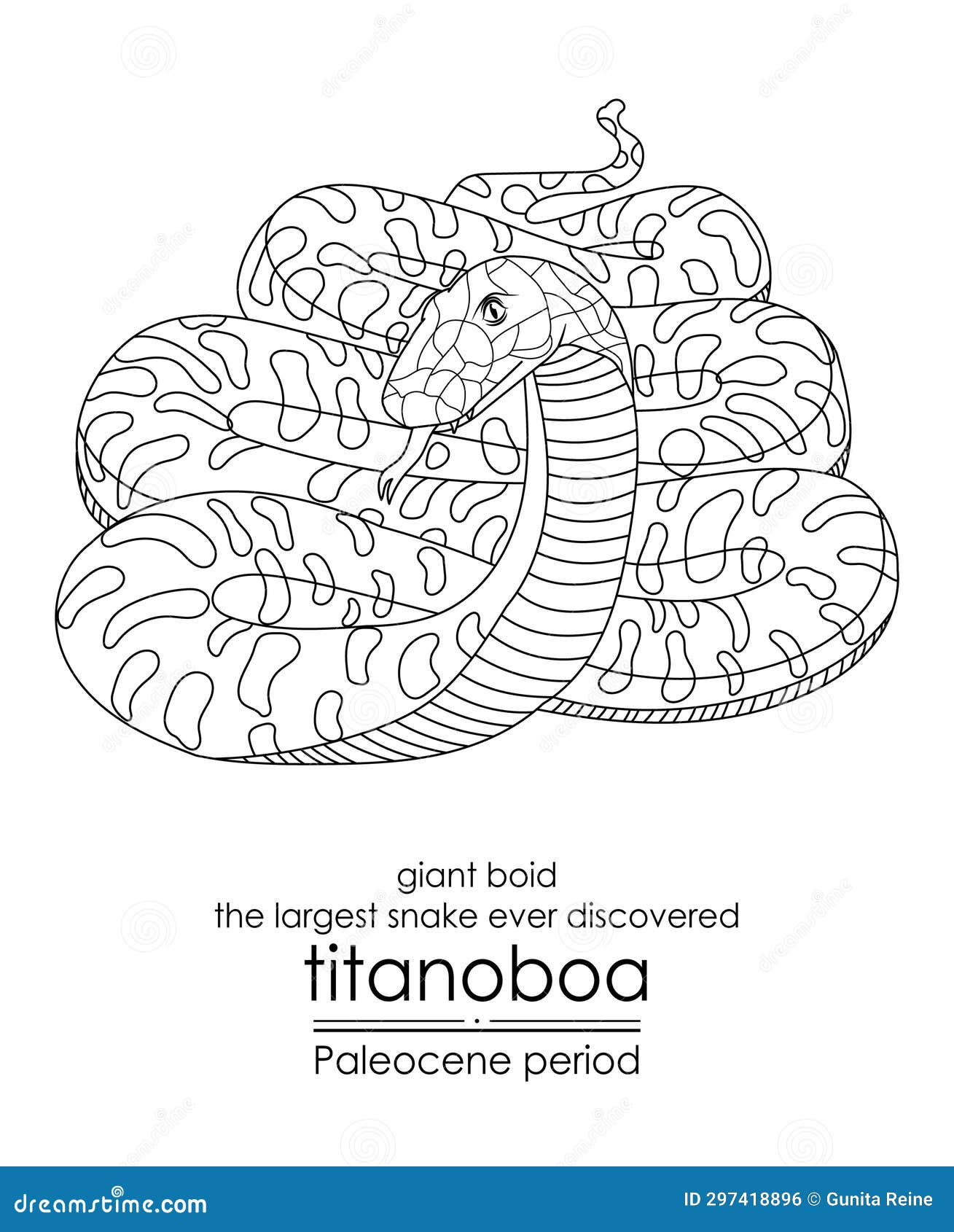Titanoboa stock illustrations â titanoboa stock illustrations vectors clipart