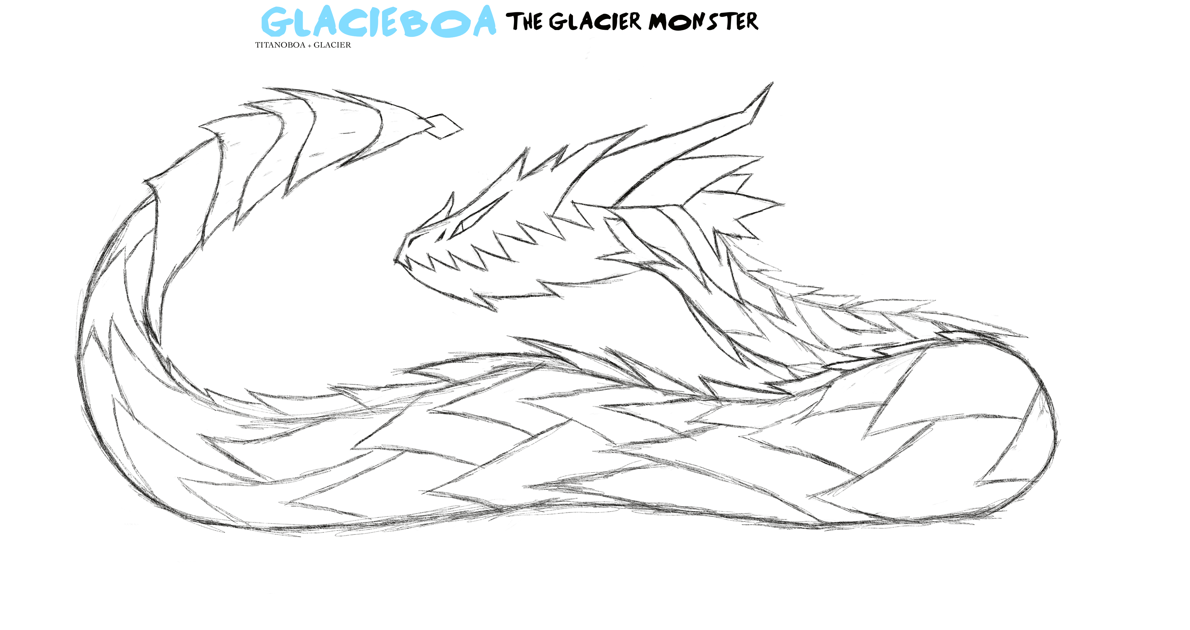 Glacieboa fullbody artwork loomian concept rloomianlegacy