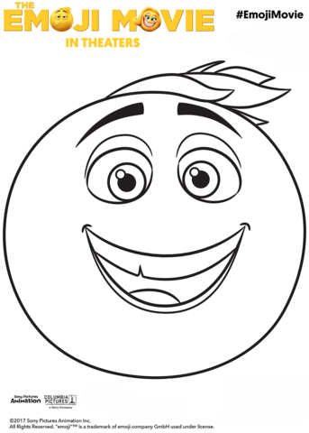 Gene emoji coloring page free printable coloring pages