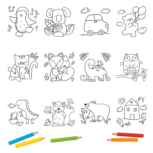 Easy colouring