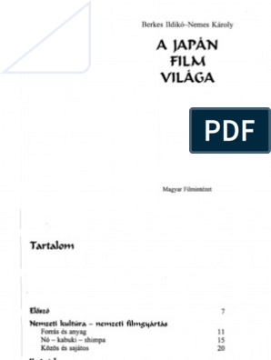 Berkesnemes a japan film vilaga pdf