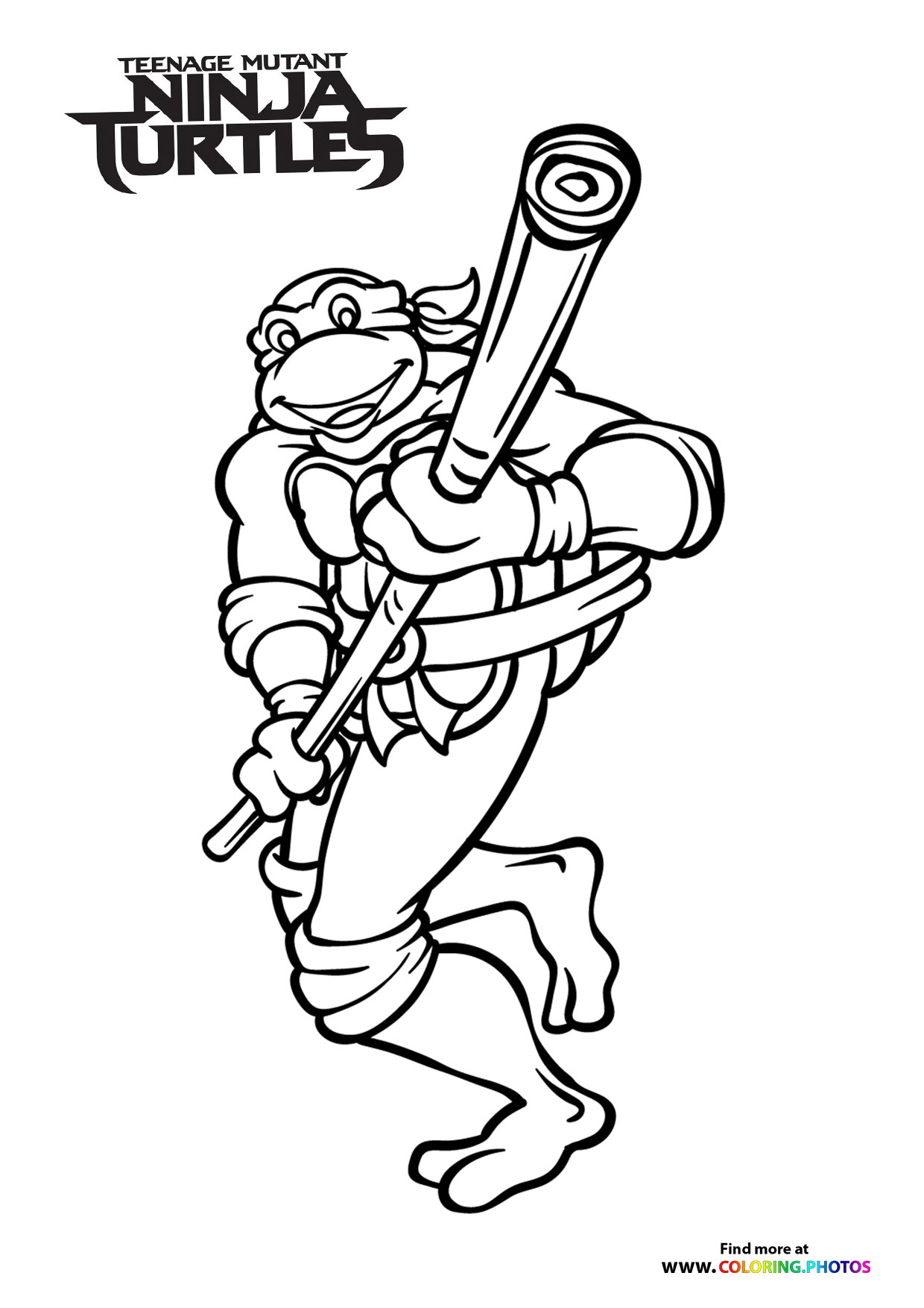 Donatello with his staff
