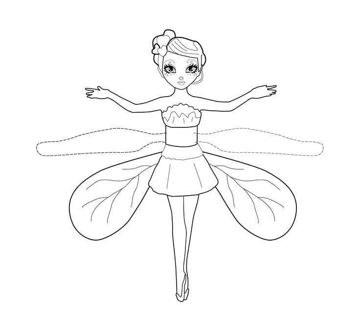Flying fairy toy coloring pages for kids printable free one coloring pages for kids coloring pages coloring pages for girls