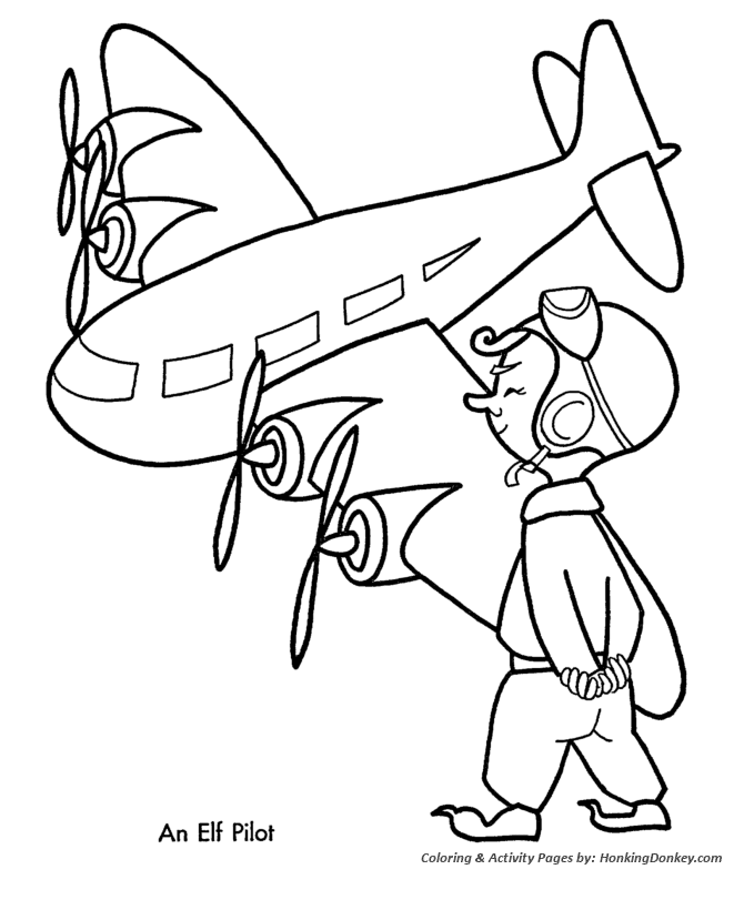 Christmas toys coloring pages